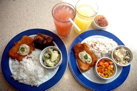 estilong blue plate sa pagkain